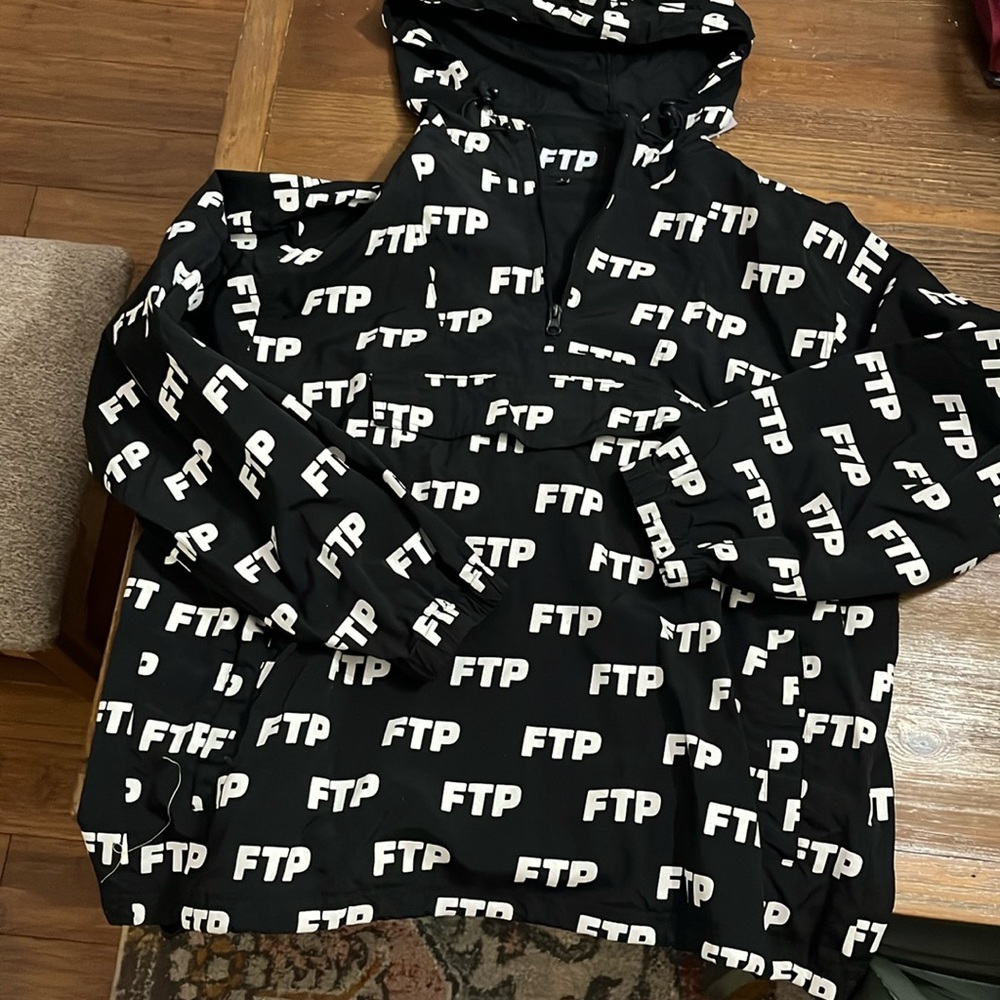 FTP black windbreaker